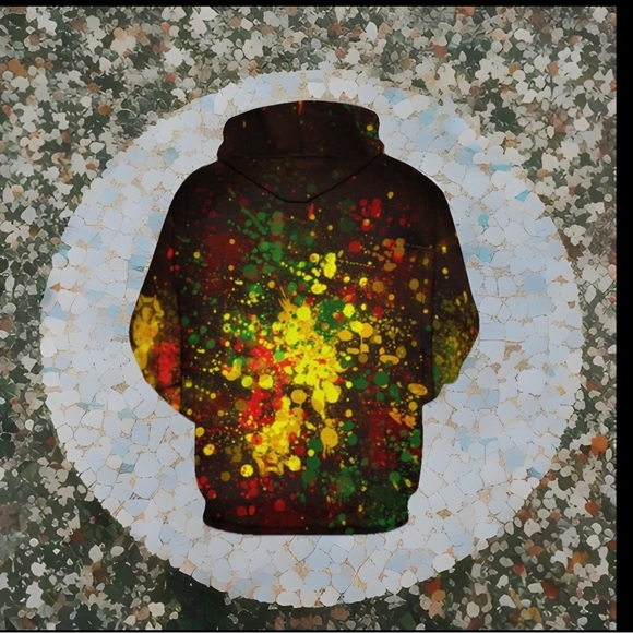 “ITS IN MY DNA” Graphic Print Long Sleeve Pullover Hoodie Kangaroo Pocket Shirt - Picture 3 of 5